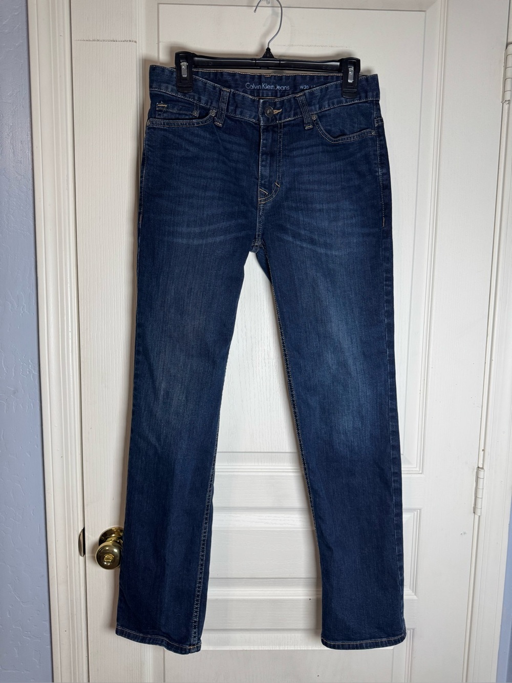 Calvin Klein Jeans Men's Indigo Straight-Leg Denim